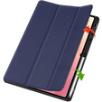 Etui do Samsung Galaxy Tab S11 Ultra, Smartcase z miejscem na rysik, niebieskie