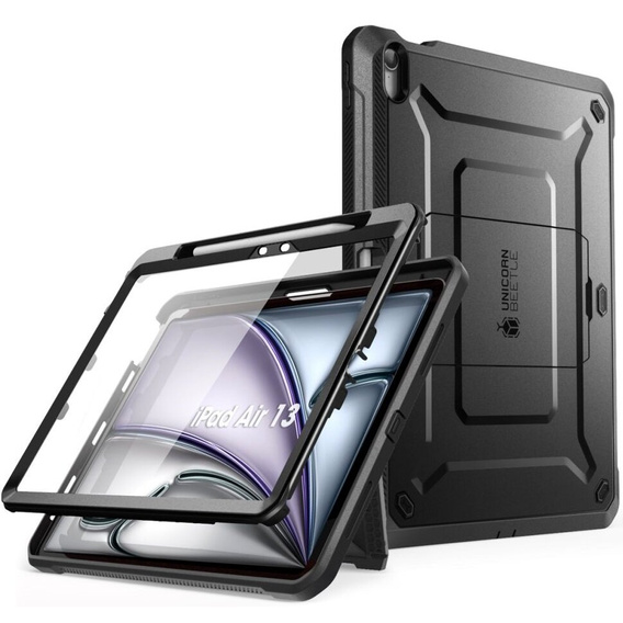 Etui Supcase do iPad Air 13" 2025/2024 (7/6 gen.), Unicorn Beetle Pro, czarne