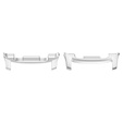 2x Adapter złącze do paska do Samsung Galaxy Watch 8 40mm / 44mm, Srebrne