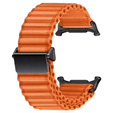 Pasek nylonowy do Samsung Galaxy Watch Ultra 47mm (2025 / 2024), Pomarańczowy