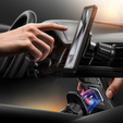 Etui do Samsung Galaxy S24 Ultra, Tongate MECH Series z podstawką, czarne