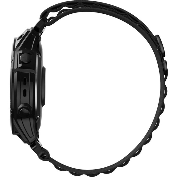 Pasek Nylonowy Quickfit do Garmin Fenix 5X/6X/6X PRO/7X, Czarny