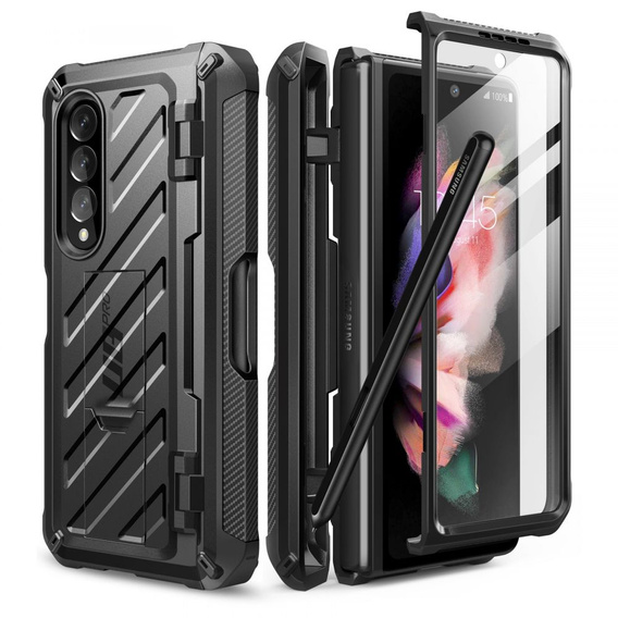 Etui Supcase do Samsung Galaxy Z Fold 3, Unicorn Beetle Pro, Black