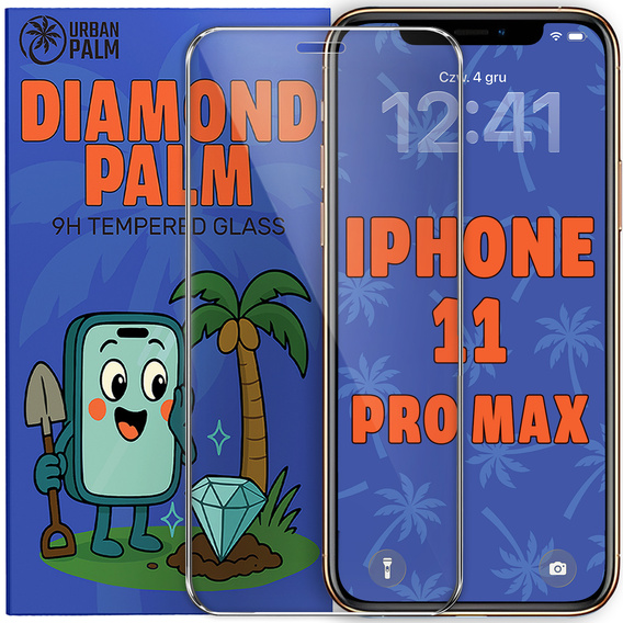 Szkło Hartowane Diamond Palm do iPhone 11 Pro Max