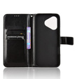 Etui z klapką do Honor 400 Lite, Crazy Horse Wallet, czarne