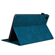 Etui do Samsung Galaxy Tab A8 10.5 SM-X200 SM-X205, Classic, z miejscem na rysik, niebieskie