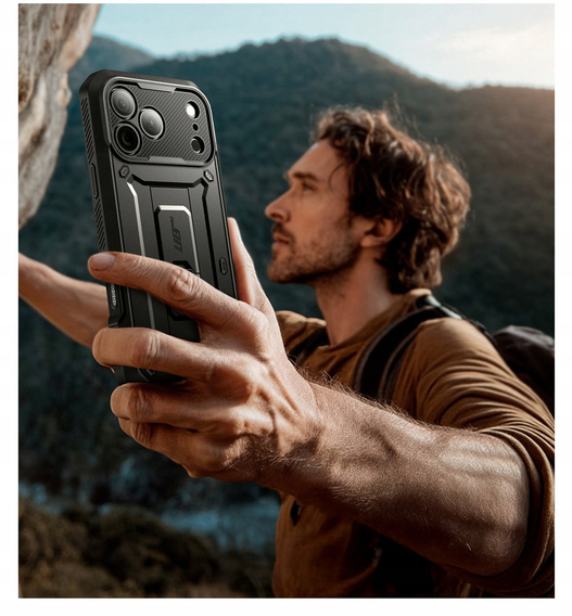 Etui Supcase do iPhone 17 Pro Max, Unicorn Beetle Pro, Black