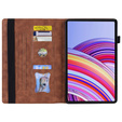 Etui do Xiaomi Redmi Pad Pro / Xiaomi Poco Pad, Classic, z miejscem na rysik, brązowe