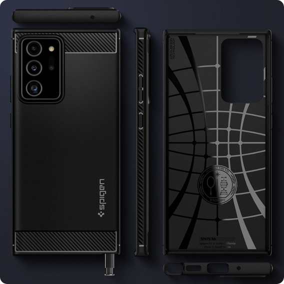 Etui Spigen do Samsung Galaxy Note 20 Ultra, Rugged Armor, czarne