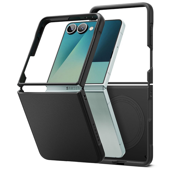 Etui Ringke do Samsung Galaxy Z Flip7, Onyx MagSafe, czarne