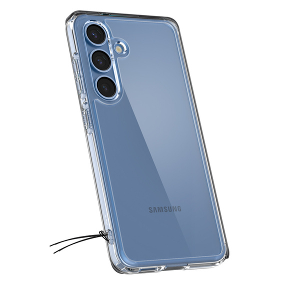 Etui Spigen do Samsung Galaxy S25+ Plus, Ultra Hybrid, przezroczyste + Szkło hartowane