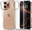 Etui do iPhone 16 Pro Max, ERBORD Slim, przezroczyste + Szkło 9H