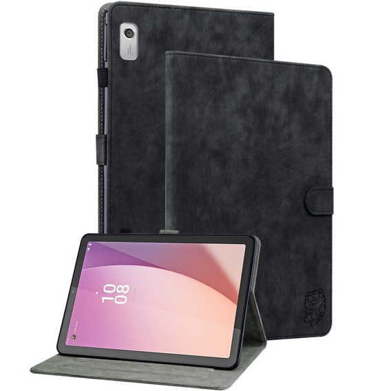 Etui do Lenovo Tab M9, Wallet Pen Slot, czarne