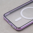 Etui Magnetic Dual Glass MagSafe do Samsung Galaxy S23, fioletowe