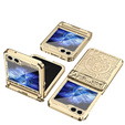 Etui do Samsung Galaxy Z Flip7 FE / Z Flip6, Mechanical Legend, złote