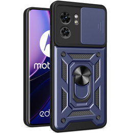 Etui pancerne do Motorola Edge 40, CamShield Slide, granatowe