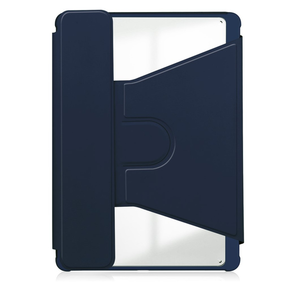 Etui z klawiaturą do iPad Pro 11" 2024 (5 gen.), Rotary 360° Leather, granatowe