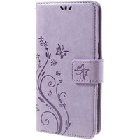 Etui z klapką do Samsung Galaxy J5 2016, Butterfly, fioletowe