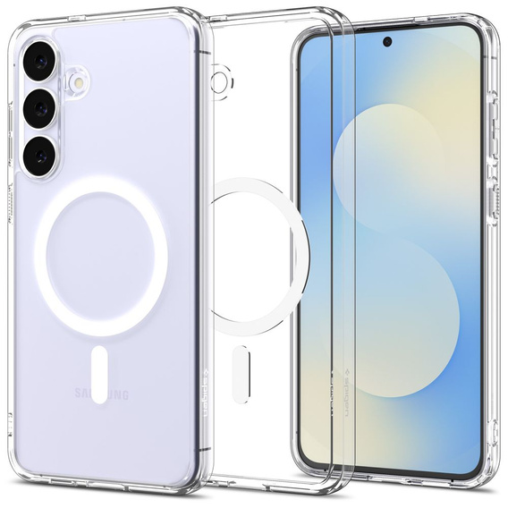 Etui Spigen do Samsung Galaxy S25 FE, Ultra Hybrid MagSafe, Clear / White