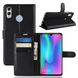 Etui z klapką do Huawei P Smart 2019, Wallet Leather Case, czarne
