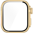 Bransoleta Milanese + 2w1 Etui + Szkło Hartowane do Huawei Watch Fit 3, Złota