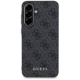 Etui GUESS do Samsung Galaxy A56, 4G Metal Gold Logo, czarne