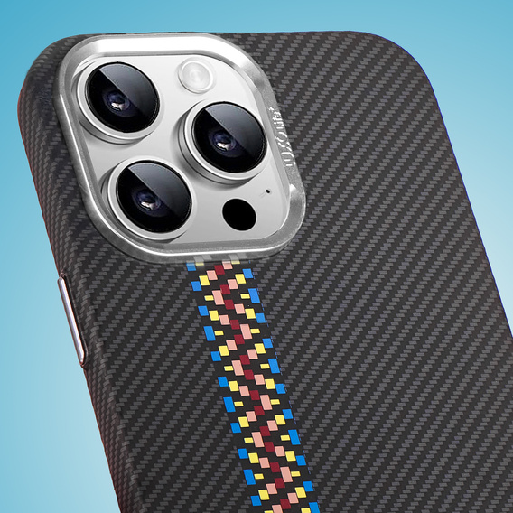 Etui do iPhone 16 Pro Max, Carbon Fiber MagSafe, czarne