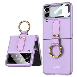 Etui GKK Ring Holder do Samsung Galaxy Z Flip3 5G, Purple