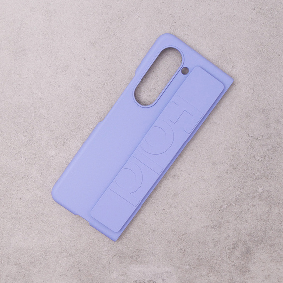 Etui do Samsung Galaxy Z Fold6 5G, z rączką, fioletowe
