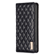 Etui z klapką do Xiaomi Redmi Note 13 Pro 4G / Xiaomi Redmi Note 14S / Xiaomi Poco M6 Pro 4G, Wallet, BINFEN COLOR, czarne