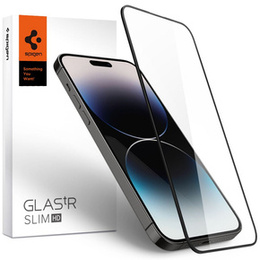 OUTLET Spigen Glass FC Szkło Hartowane do iPhone 14 Pro Max, Black