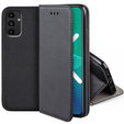 Etui do Samsung Galaxy A55 5G, Smart Magnet, Czarne + Szkło 9H