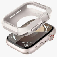 Etui Spigen do Apple Watch 4/5/6/7/8/9/SE 44/45mm, Rugged Armor, Beżowe