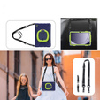 Etui do Samsung Galaxy Tab A9+ X210 / X215 / X216B, Pancerne obrotowe 360, Granatowe