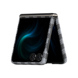 Etui Benks Magnetic Armor Vichy Spin Kevlar 1000D BK48 do Samsung Galaxy Z Flip7 – czarny / biały