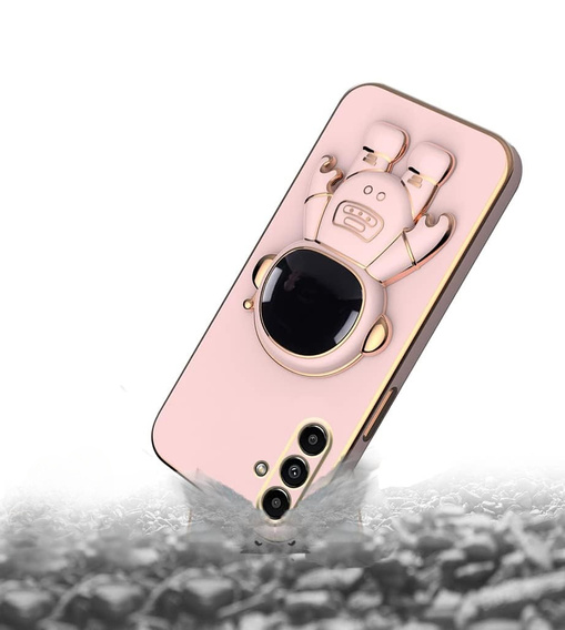 Etui do Samsung Galaxy A36 5G, Astronaut, różowe