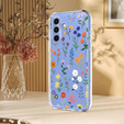 Etui do Samsung Galaxy S25 FE z motywem kwiatowym – wielokolorowe