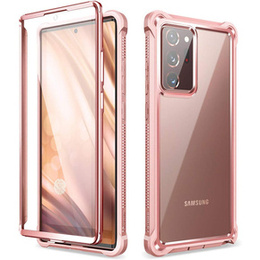 Etui do Samsung Galaxy Note 20 Ultra, Dexnor Full Body, różowe rose gold