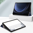 Etui do Samsung Galaxy Tab S9 FE+ Plus, Smartcase z miejscem na rysik, granatowe