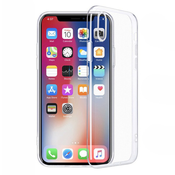 Etui cienkie do iPhone X/XS, Slim, przezroczyste