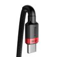 BASEUS Kabel USB PD100W/QC3.0 Type-C 200cm - Red/Black