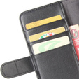 Etui z klapką do Samsung Galaxy A50/A50S/A30S, Leather Flexi Book, czarne