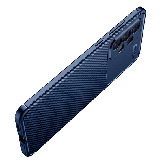 Etui do Samsung Galaxy A33 5G, Carbon Gel, granatowe