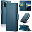 Etui do Xiaomi Poco F7 Pro, ERBORD Glossy Litchi, portfel z klapką, niebieskie
