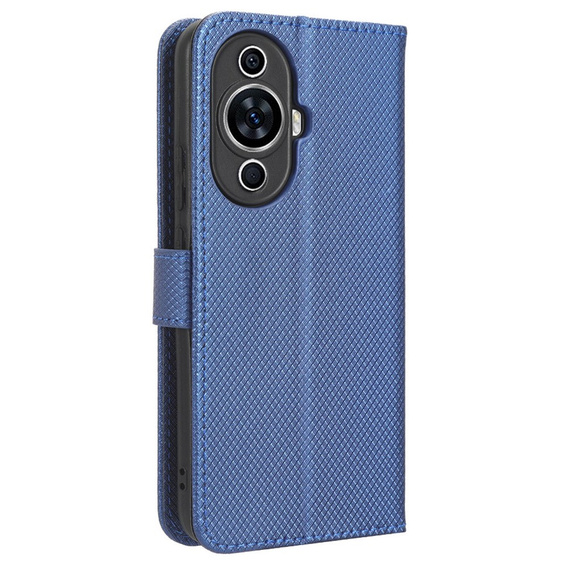 Etui z klapką do Huawei Nova 11, Wallet Smart Magnet, niebieskie