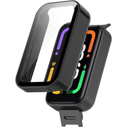 2w1 Etui + Szkło Hartowane do Xiaomi Redmi Smart Band Pro, Czarne
