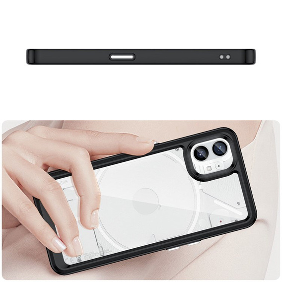 Etui do Nothing Phone 1, Hybrid Case, Black