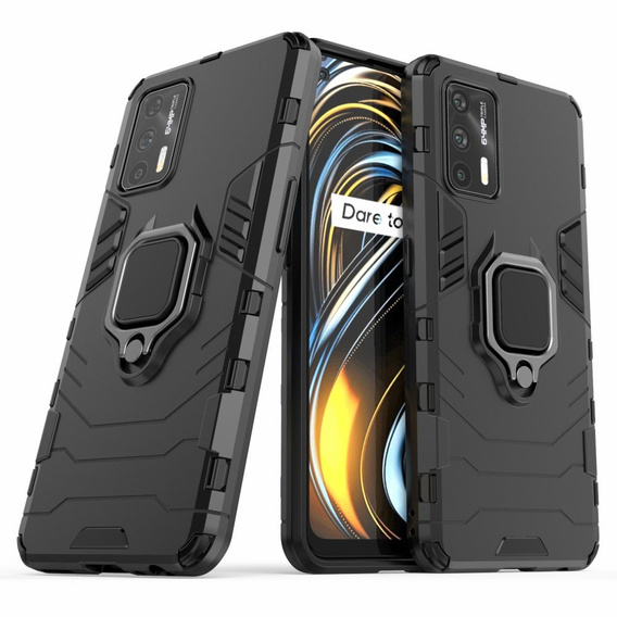 Etui do Realme GT 5G, Kickstand Ring, czarne