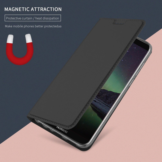 Czarne Etui SkinPro do Huawei Y9 2018