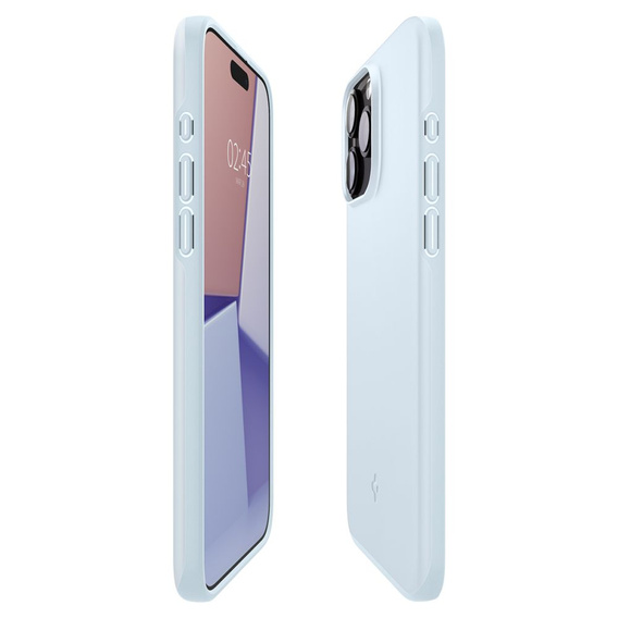 Etui Spigen do Apple iPhone 15 Pro Max, Thin Fit, Niebieskie